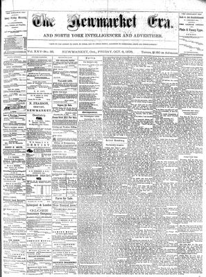 Newmarket Era, 6 Oct 1876