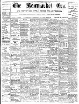 Newmarket Era, 13 Oct 1876