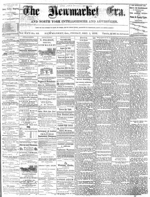 Newmarket Era, 1 Dec 1876