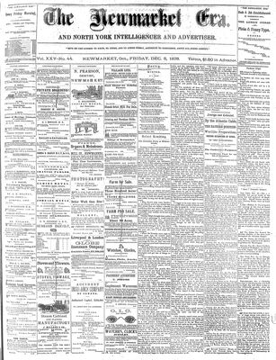 Newmarket Era, 8 Dec 1876