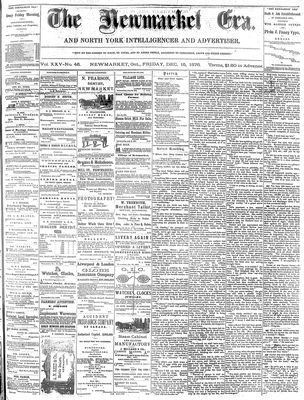 Newmarket Era, 15 Dec 1876