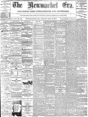 Newmarket Era, 19 Jan 1877