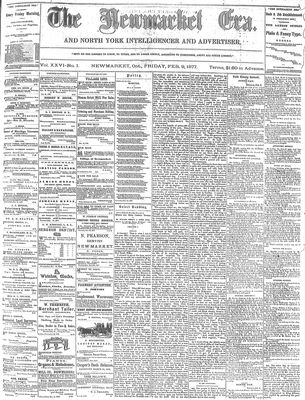 Newmarket Era, 9 Feb 1877