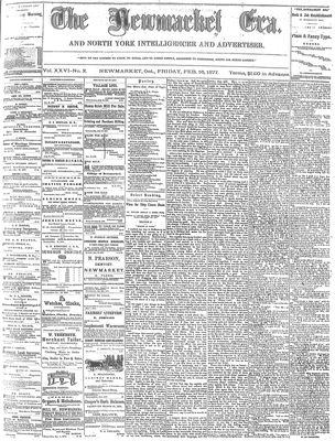 Newmarket Era, 16 Feb 1877