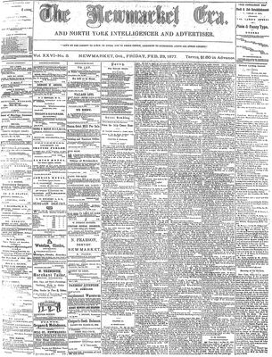 Newmarket Era, 23 Feb 1877