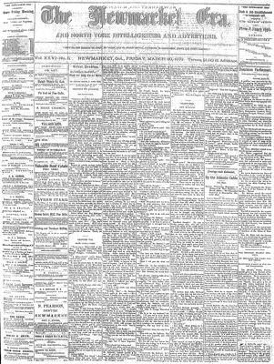 Newmarket Era, 30 Mar 1877