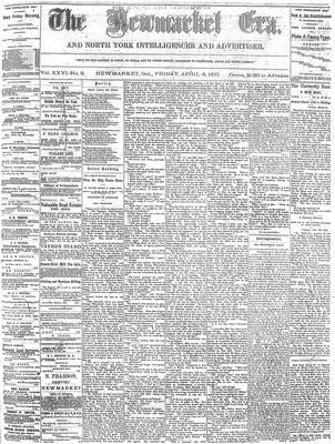 Newmarket Era, 6 Apr 1877