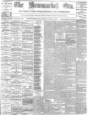 Newmarket Era (Newmarket, ON1861), June 8, 1877