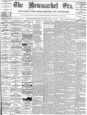 Newmarket Era, 10 Aug 1877