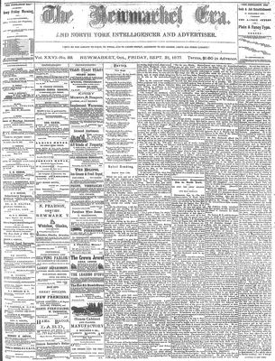 Newmarket Era, 21 Sep 1877