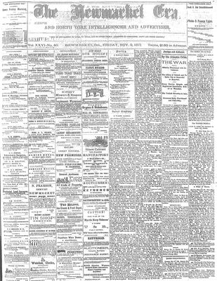 Newmarket Era, 9 Nov 1877