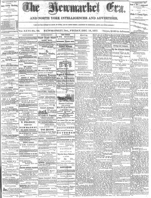 Newmarket Era, 14 Dec 1877