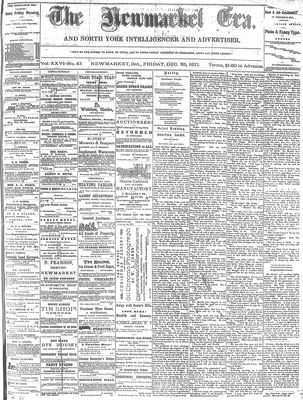 Newmarket Era, 28 Dec 1877