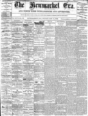 Newmarket Era, 11 Jan 1878