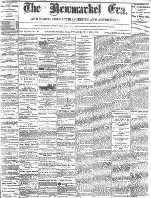 Newmarket Era, 25 Jan 1878