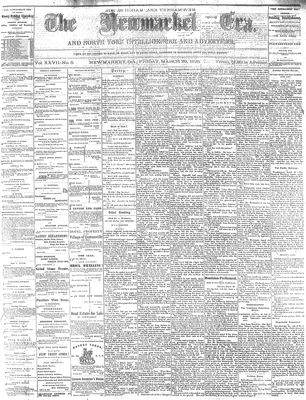 Newmarket Era, 29 Mar 1878