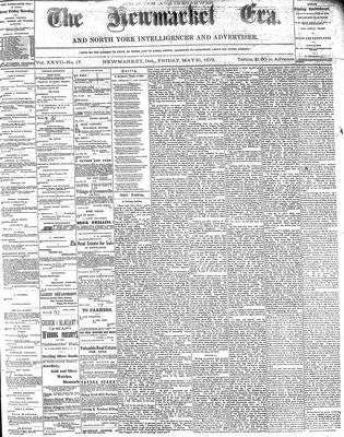 Newmarket Era, 31 May 1878