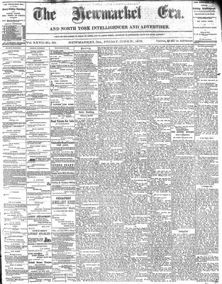 Newmarket Era, 21 Jun 1878