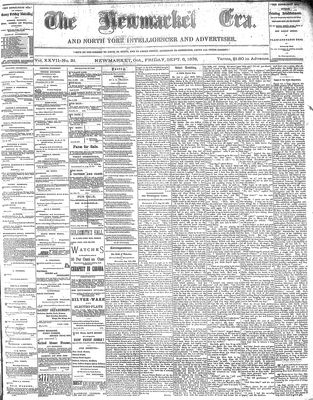 Newmarket Era, 6 Sep 1878