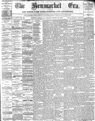 Newmarket Era, 13 Sep 1878