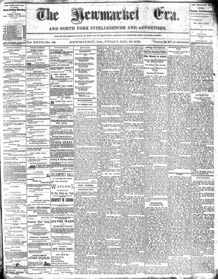 Newmarket Era, 13 Dec 1878