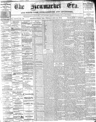 Newmarket Era, 20 Dec 1878