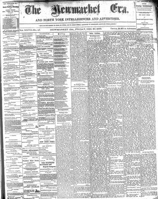 Newmarket Era, 27 Dec 1878