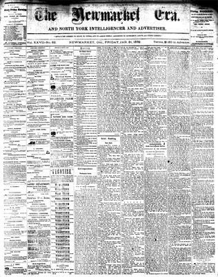 Newmarket Era, 31 Jan 1879