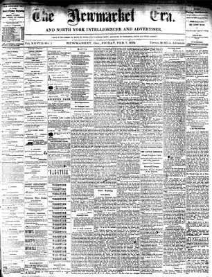 Newmarket Era, 7 Feb 1879