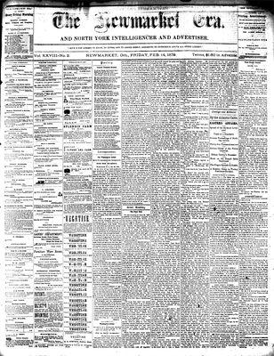 Newmarket Era, 14 Feb 1879