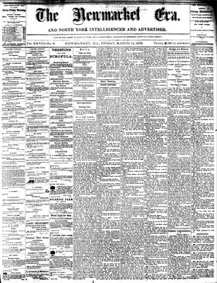 Newmarket Era, 14 Mar 1879