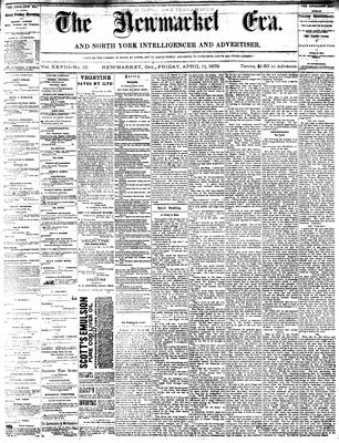 Newmarket Era, 11 Apr 1879