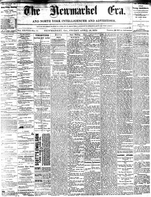 Newmarket Era, 18 Apr 1879