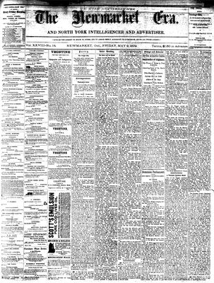 Newmarket Era, 9 May 1879