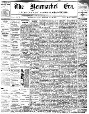 Newmarket Era, 5 Dec 1879