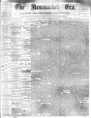 Newmarket Era, 19 Mar 1880