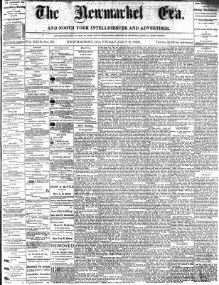 Newmarket Era, 9 Jul 1880