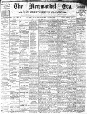 Newmarket Era, 13 Aug 1880