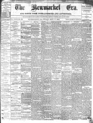 Newmarket Era, 17 Sep 1880