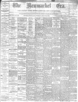 Newmarket Era, 29 Jul 1881