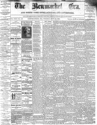 Newmarket Era, 18 Nov 1881