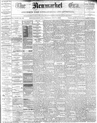 Newmarket Era, 7 Jul 1882