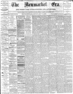 Newmarket Era, 14 Jul 1882