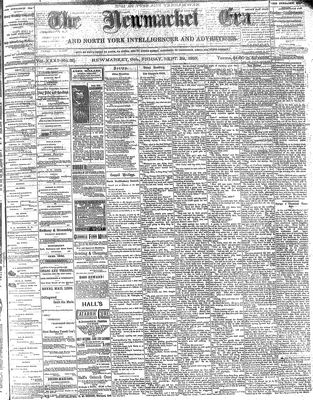 Newmarket Era, 29 Sep 1882