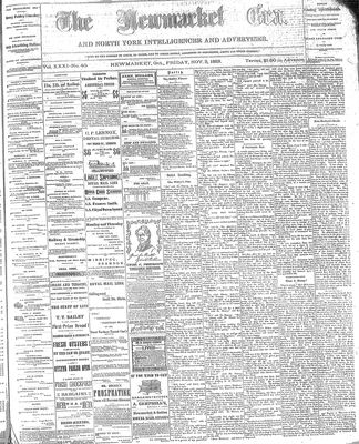 Newmarket Era, 3 Nov 1882