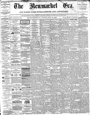 Newmarket Era, 24 Nov 1882