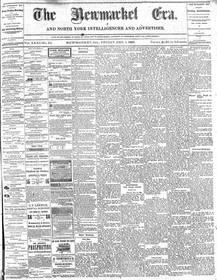 Newmarket Era, 1 Dec 1882