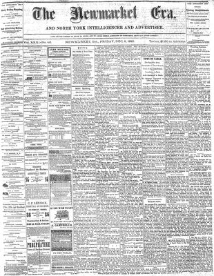 Newmarket Era, 8 Dec 1882