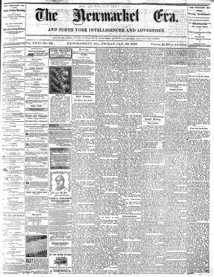 Newmarket Era, 26 Jan 1883