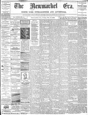 Newmarket Era, 16 Feb 1883